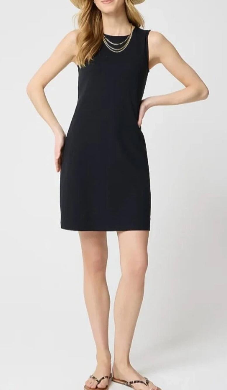 JCrew Factory | NWT Essential knit tank dress in Black | Sz M